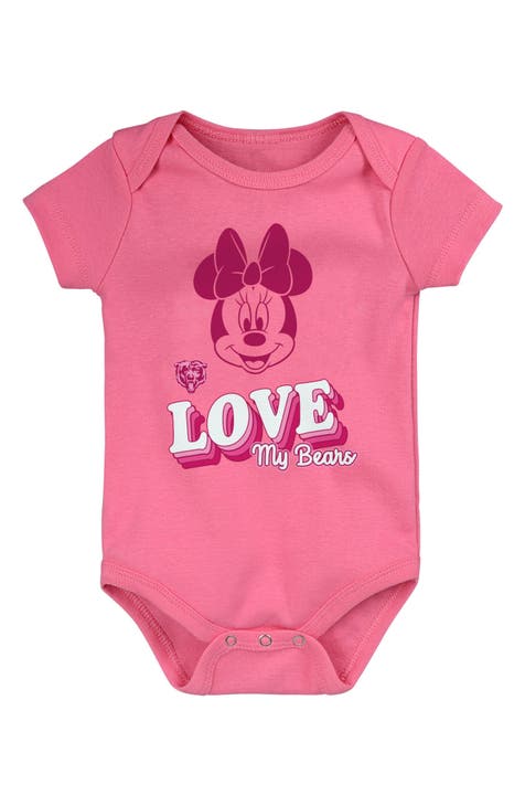 x Disney Minnie Mouse Love My Chicago Bears Cotton Bodysuit (Baby)