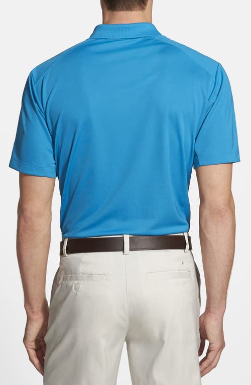 Shop Nike Dri-fit 'victory' Golf Polo In Light Blue Lacquer/white