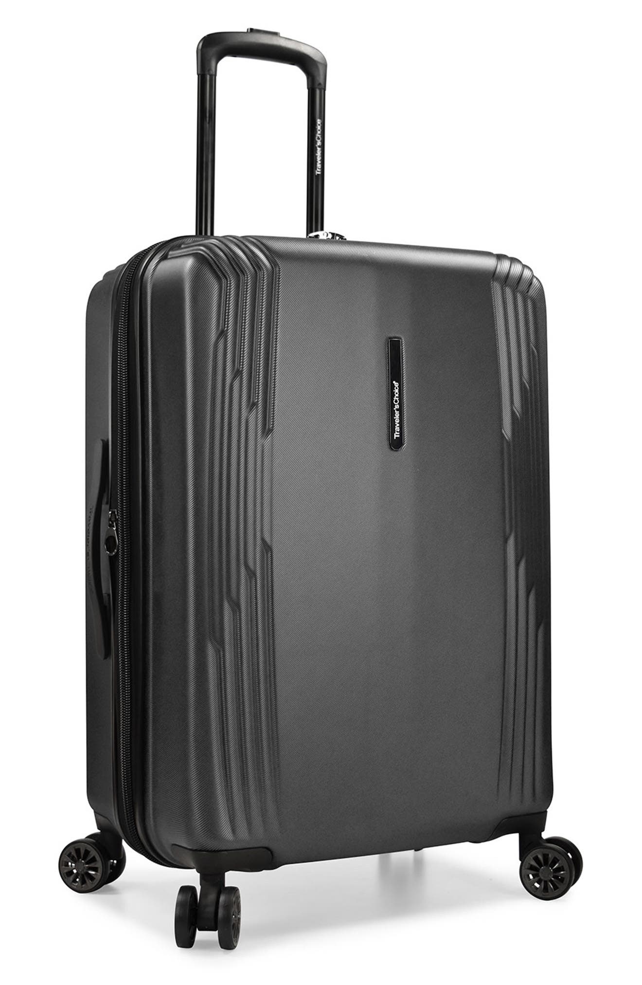 travelers choice spinner luggage