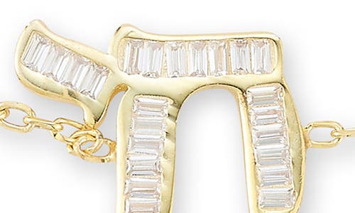 Sphera Milano Cz Charm Chain Bracelet In Gold