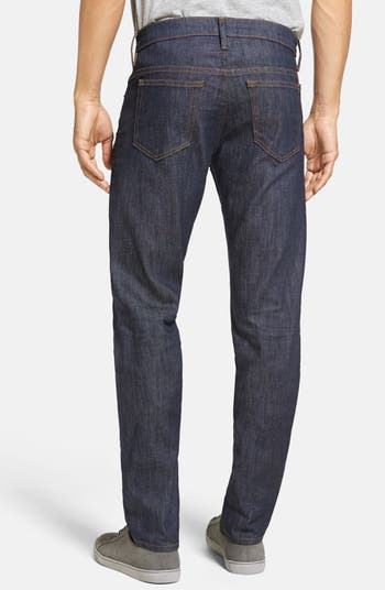 FRAME L'Homme Athletic slim-fit faded denim jeans