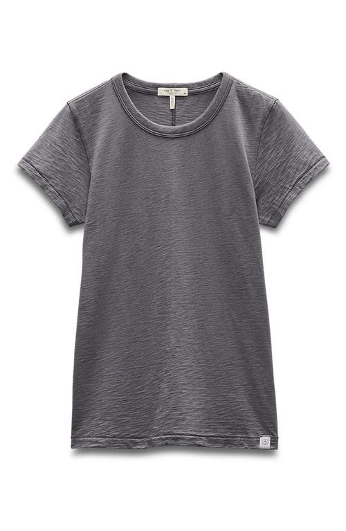 Rag & Bone The Slub Organic Pima Cotton T-shirt In Wshdslate