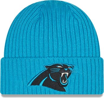 New Era Men's New Era Blue Carolina Panthers Core Classic Cuffed Knit Hat