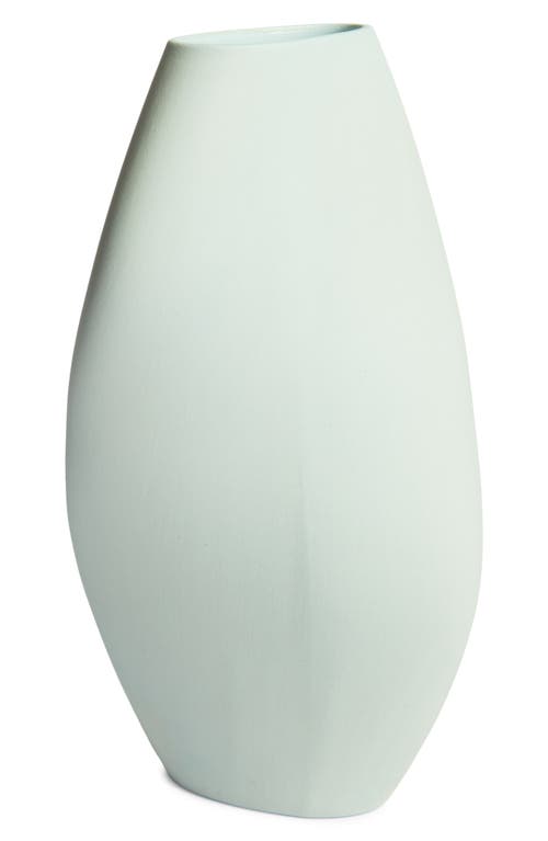 Homa Studios Waverly Stoneware Vase in Baby Blue at Nordstrom