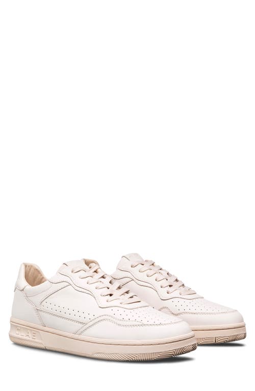 Haywood Sneaker in Off White Leather