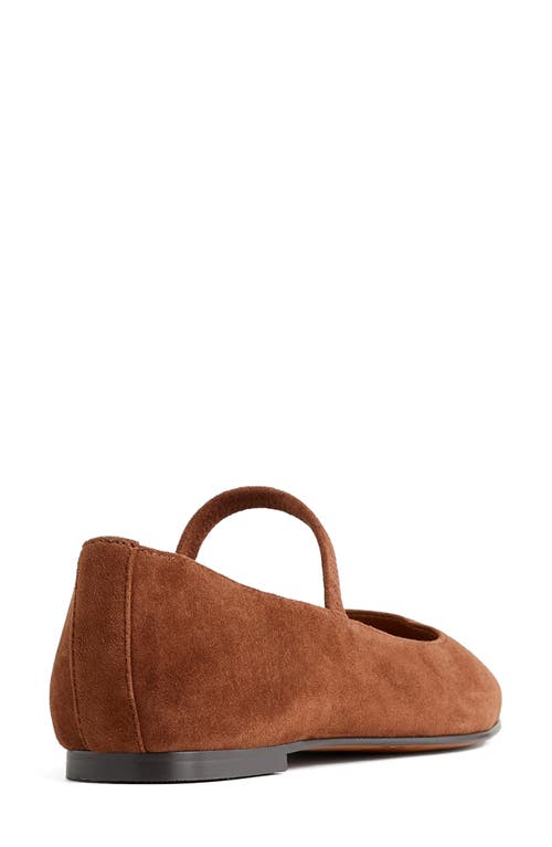 Madewell The Greta Ballet Flat In Soft Mahogany