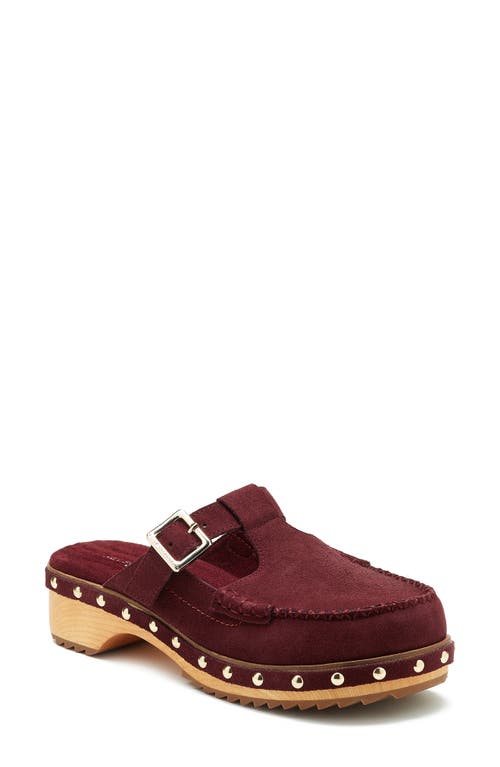 Kelsi Dagger Brooklyn Hold Clog in Garnet