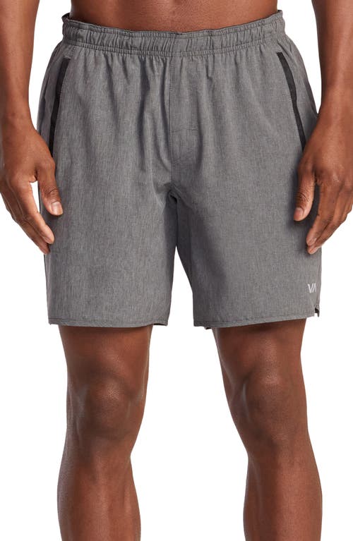 Yogger Stretch Athletic Shorts in Charcoal Heather