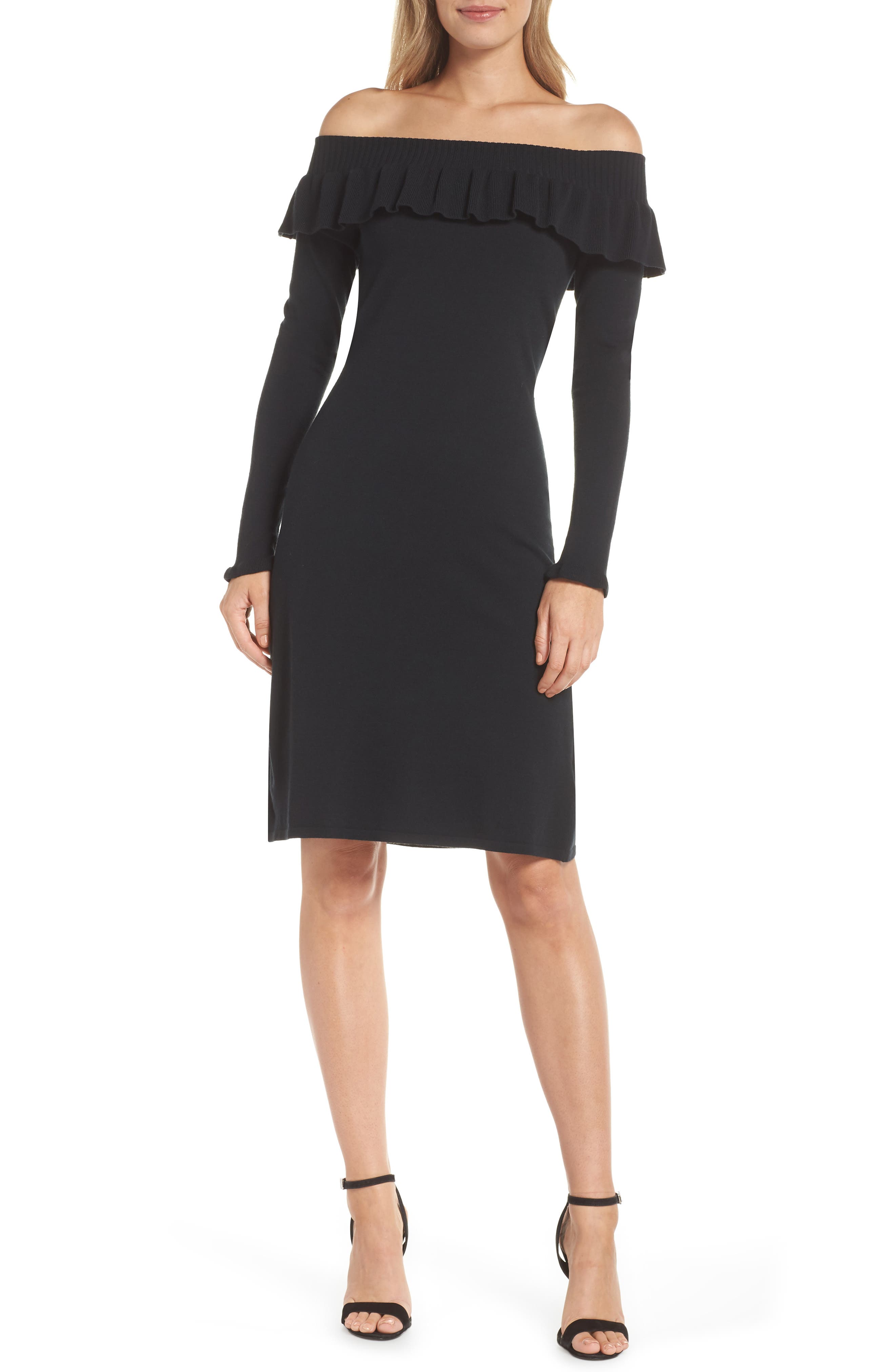 Lilly Pulitzer Moda Off The Shoulder Sweater Dress