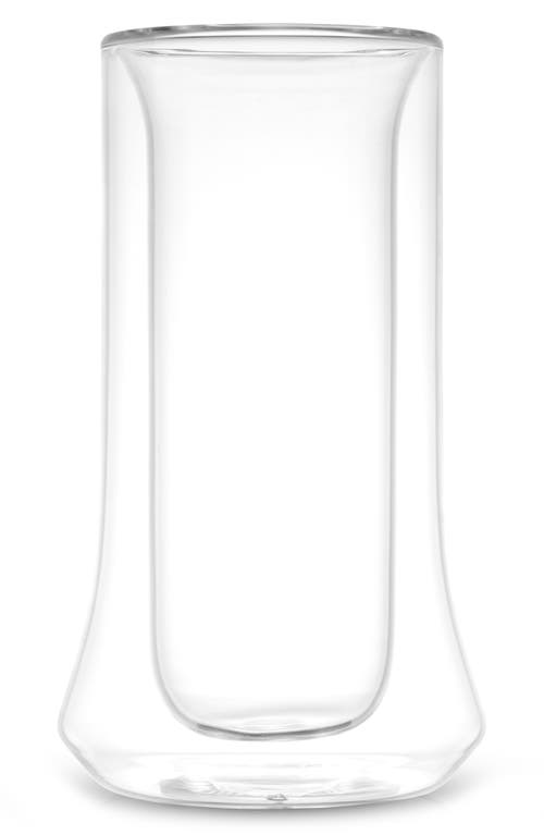 Joyjolt Set Of Two Cosmos Double Wall Highball Glass In Clear