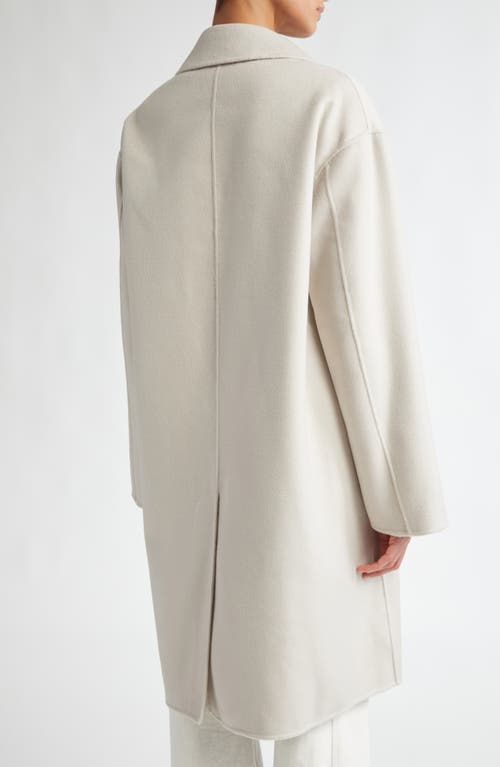 Shop Max Mara Double Face Wool Coat In Sand