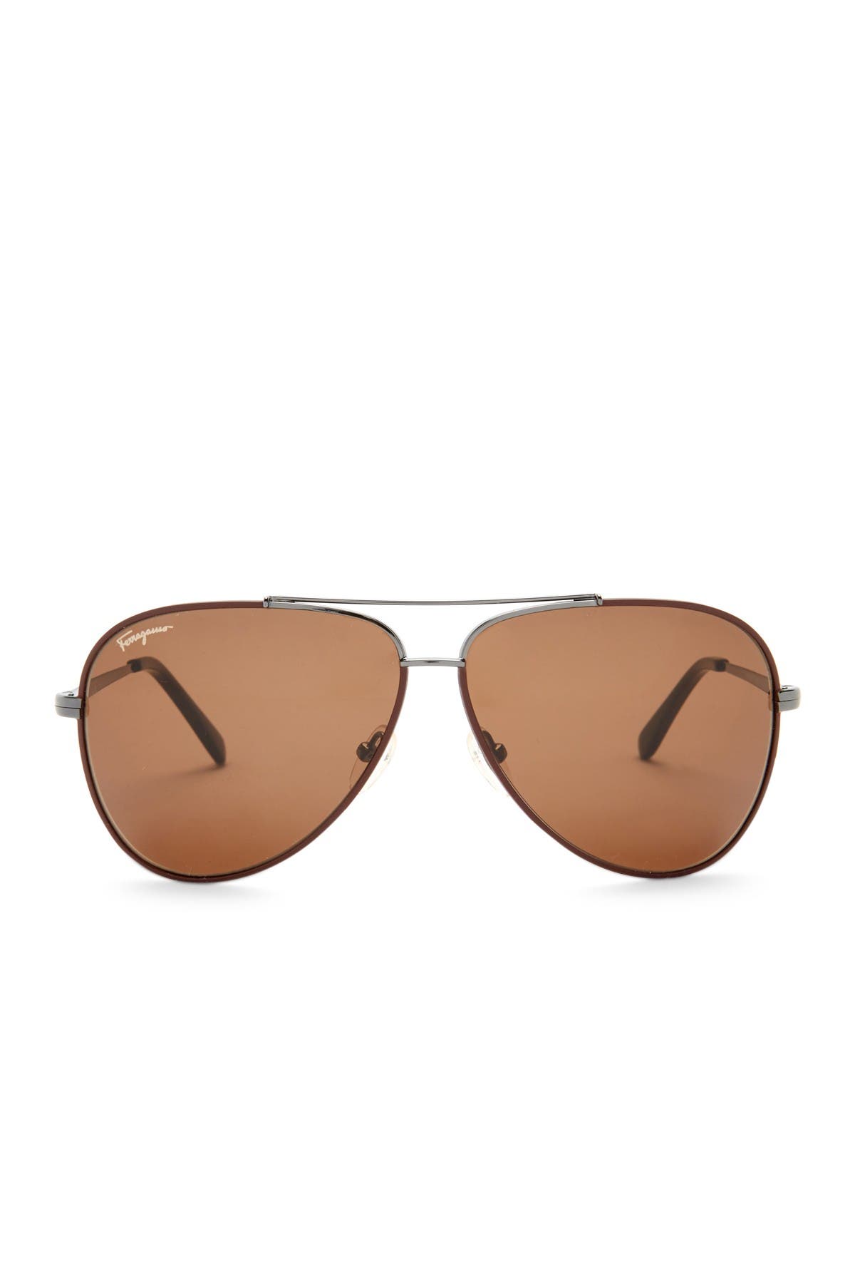 Salvatore Ferragamo 60mm Aviator Sunglasses Nordstrom Rack