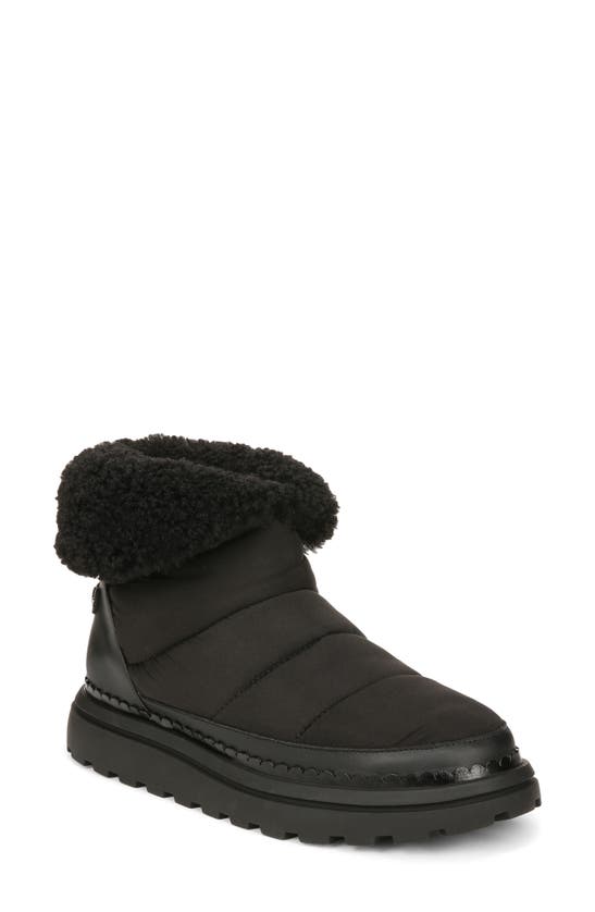 Shop Sam Edelman Ozie Faux Shearling Bootie In Black