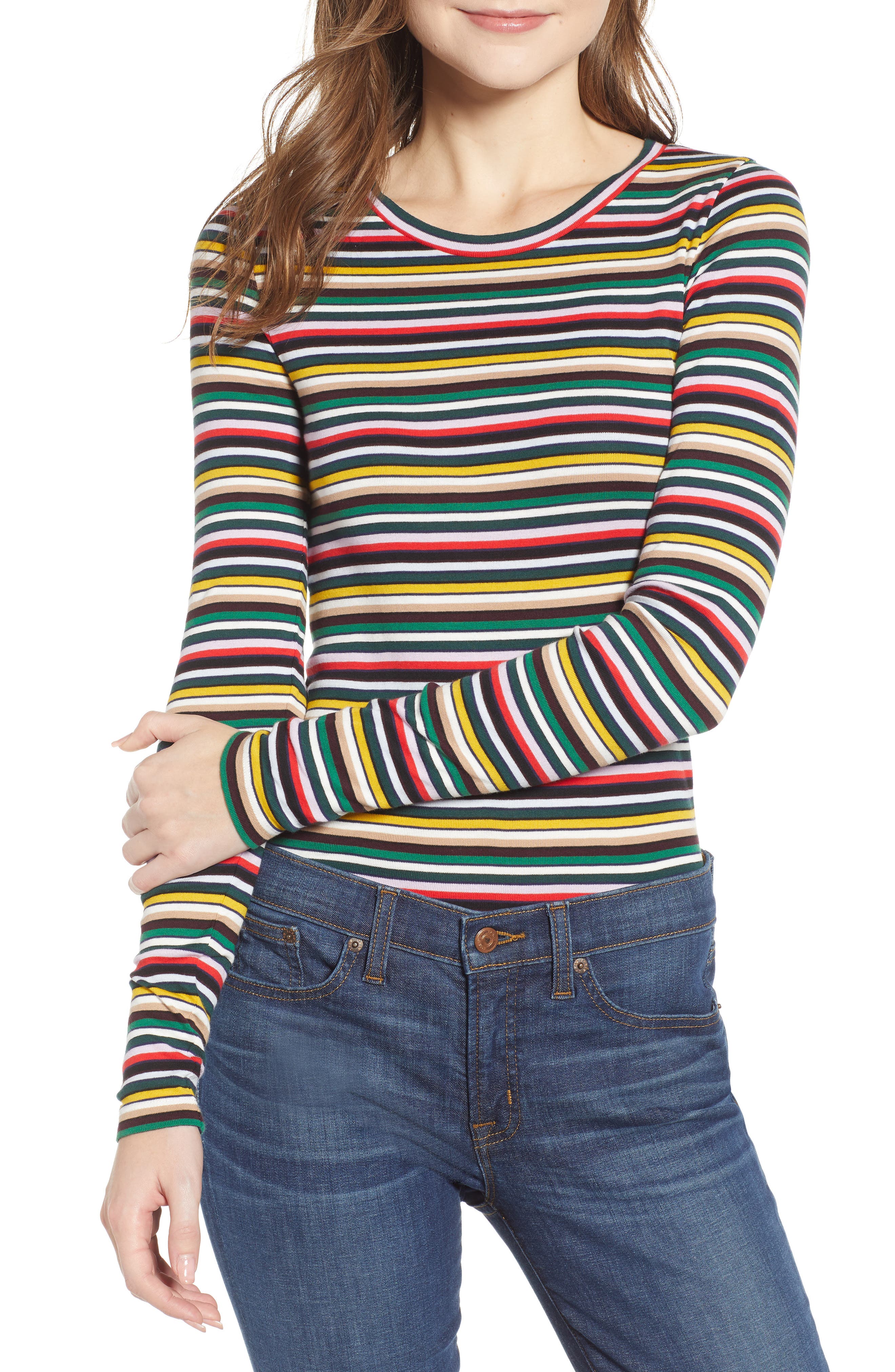 j crew perfect fit long sleeve tee