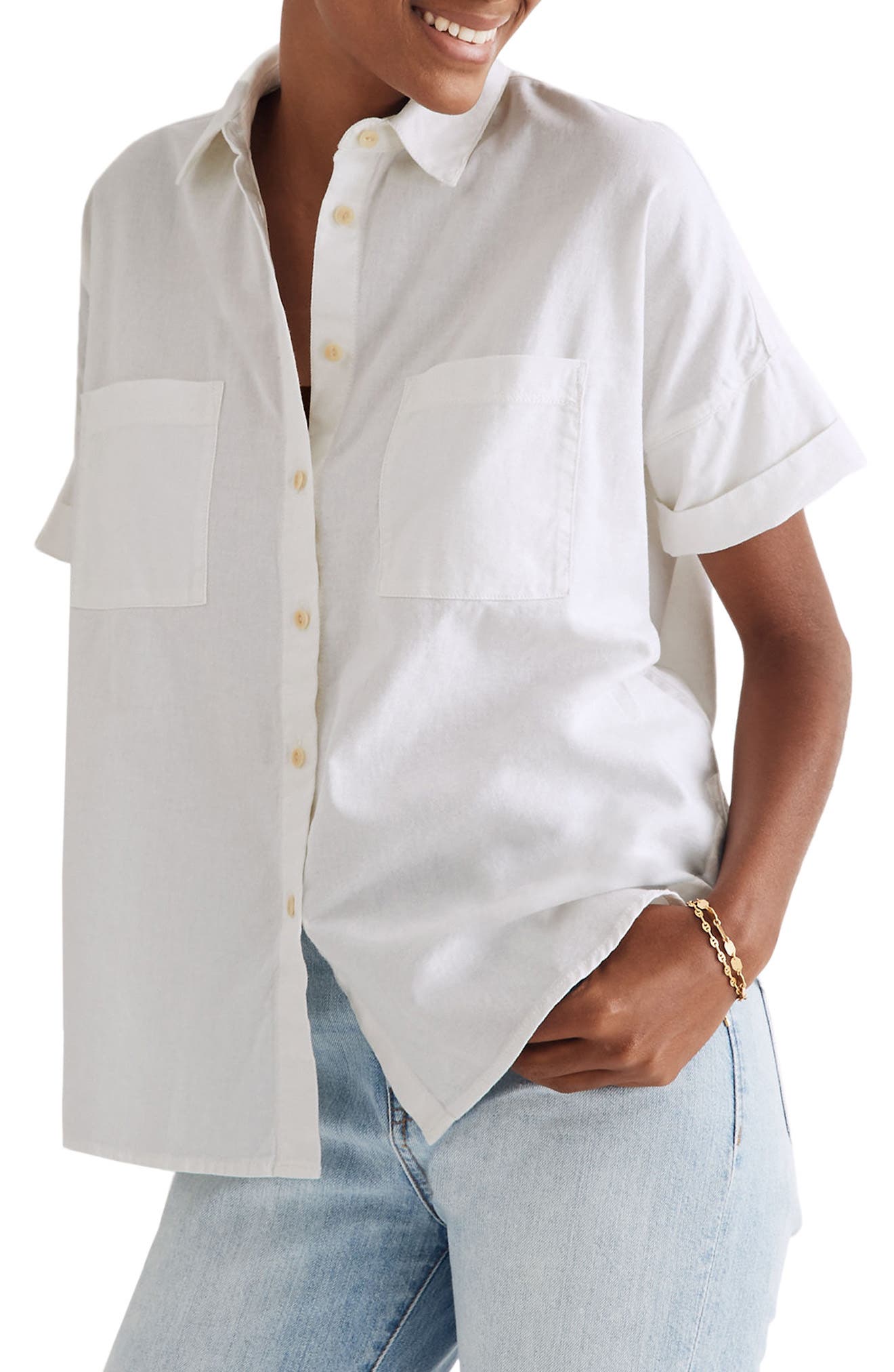 MADEWELL MADEWELL COTTON COURIER SHIRT