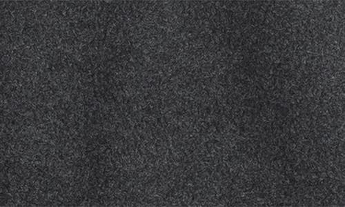 Burnside Polar Fleece Quarter Zip Hoodie In Heather Charcoal