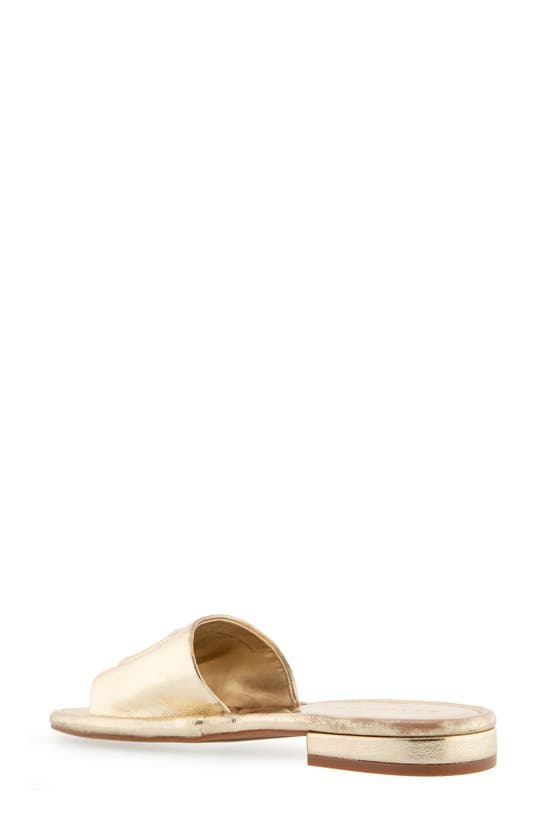 Shop Aerosoles Jilda Slide Sandal In Soft Gold