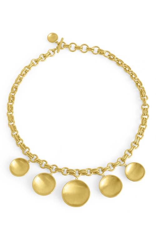 Dean Davidson Sol Statement Toggle Necklace in Gold