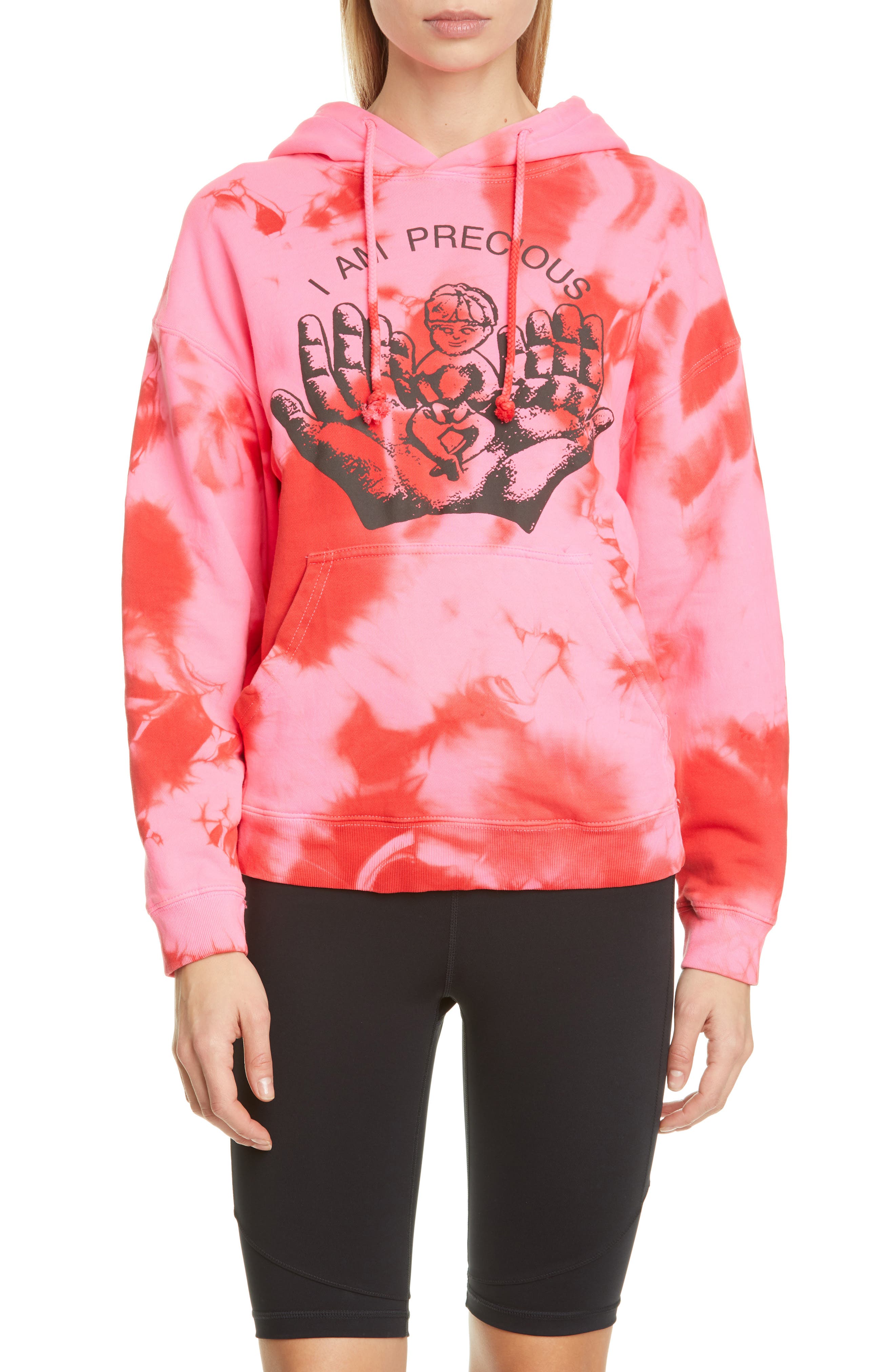 graphic tie dye hoodie