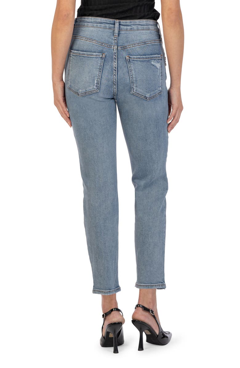 KUT from the Kloth Rachael Fab Ab Embellished High Waist Mom Jeans ...