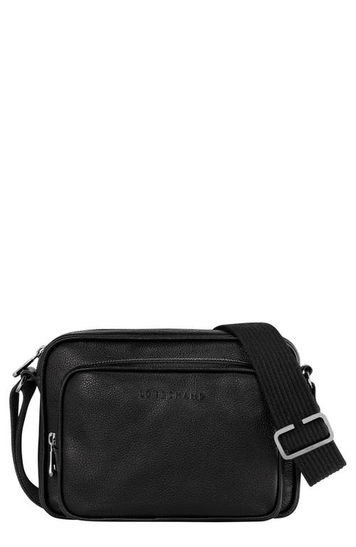 Longchamp Le Foulonné Leather Camera Bag in Black at Nordstrom