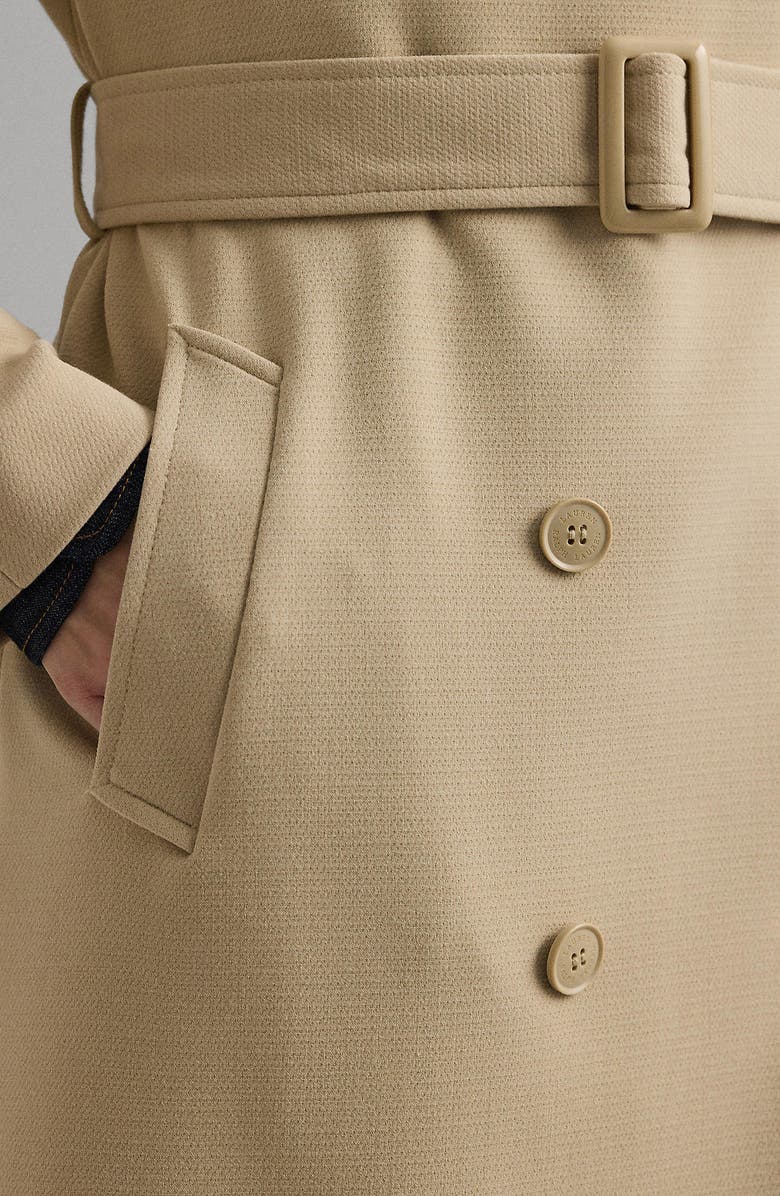 Lauren Ralph Lauren Crepe Belted Coat, Alternate, color, Explorer S