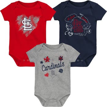Newborn & Infant Red St. Louis Cardinals Primary Team Logo Bodysuit