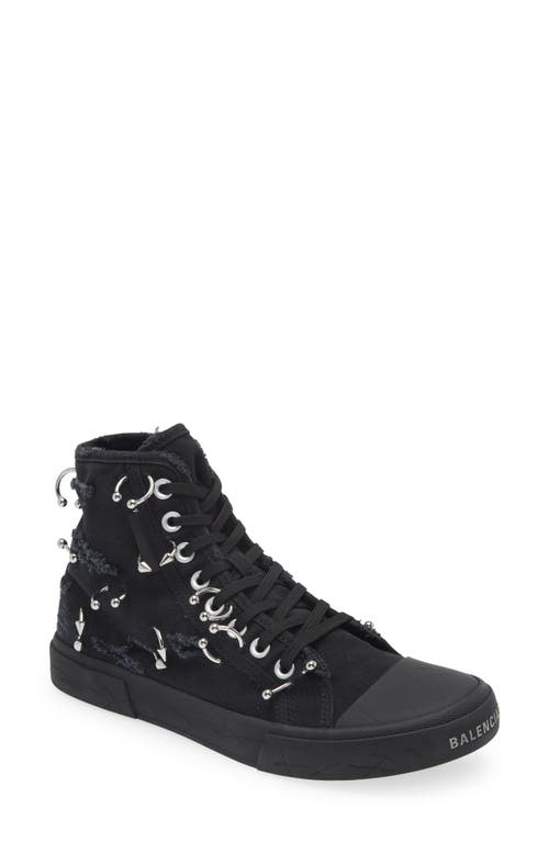 Balenciaga Paris BB Monogram High-Top Sneakers - Bergdorf Goodman