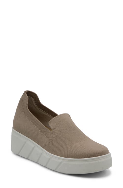 Shop Charles David Rhody Platform Wedge Sneaker In Linen