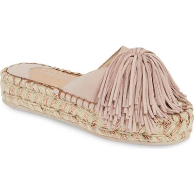 Jslides Ruby Platform Espadrille Slide Sandal, Pink