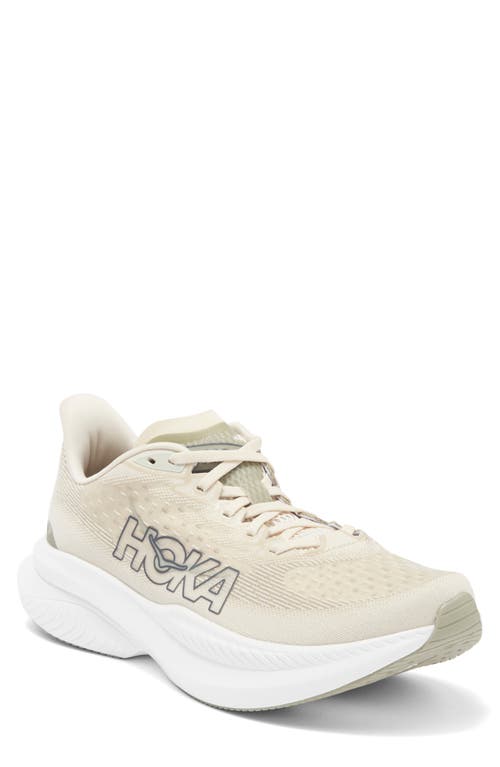 Shop Hoka Mach 6 Running Shoe In Oat Milk/barley