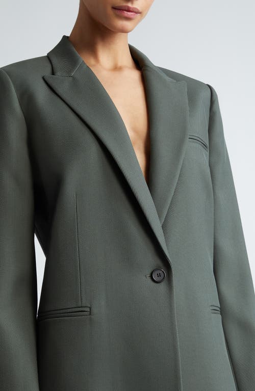 Partow Ross Virgin Wool Jacket In Olive