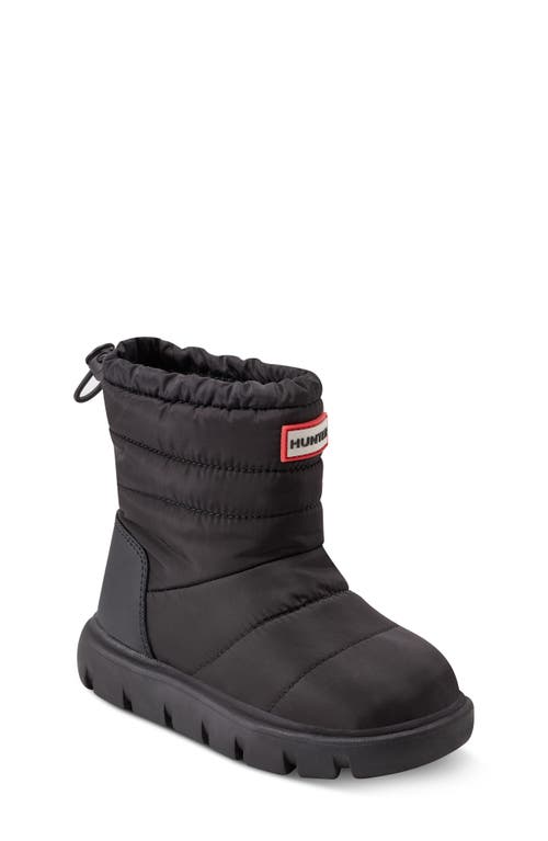 Shop Hunter Kids' Cuddle Lug Sole Insulated Waterproof Snow Boot In Black 001