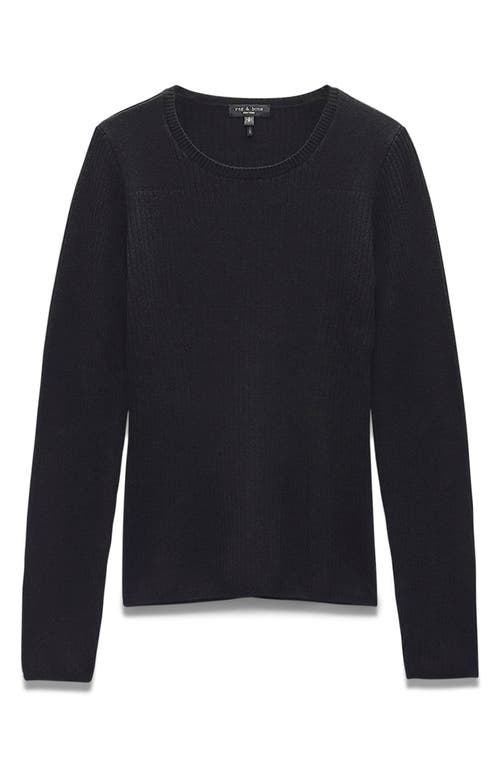 Shop Rag & Bone Audrina Rib Sweater In Black