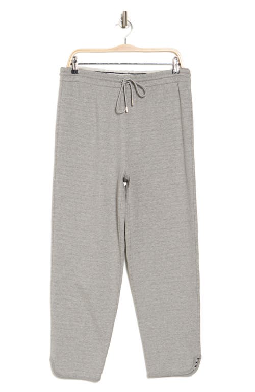 Theory Notch Stripe Joggers In Grey