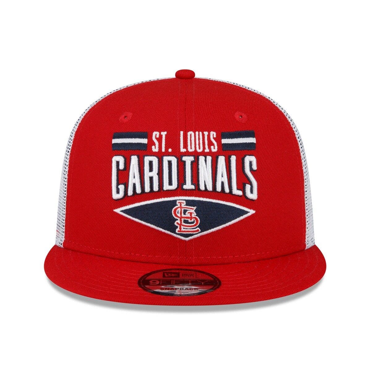 New Era Men's New Era Red/White St. Louis Cardinals Base Trucker 9FIFTY Snapback Hat Nordstrom