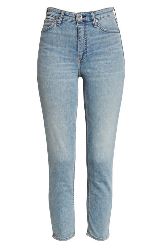 Rag & Bone Nina High Waist Ankle Cigarette Jeans In Lou1