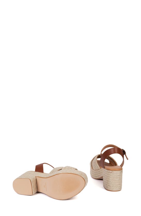 Shop Penelope Chilvers Bella Platform Sandal In Natural