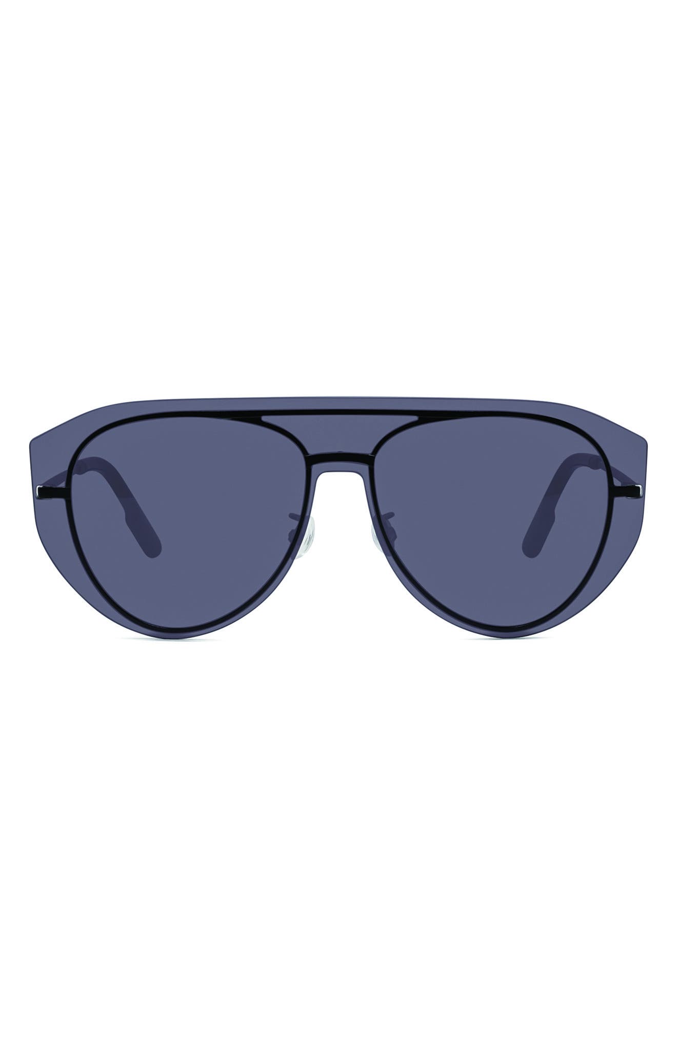 Kenzo Mask Aviator Sunglasses In Matte Black Smoke | ModeSens