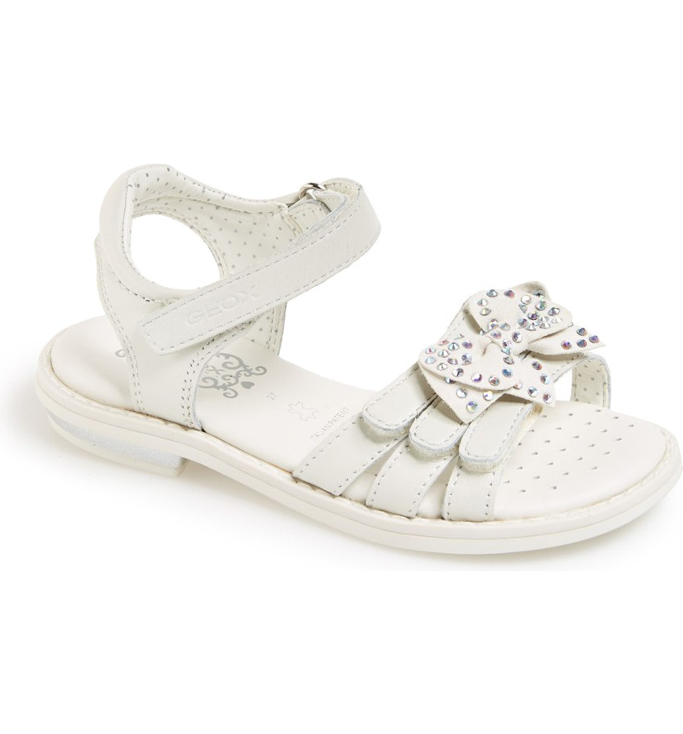Geox 'Giglio 33' Leather Sandal (Toddler, Little Kid & Big Kid) | Nordstrom