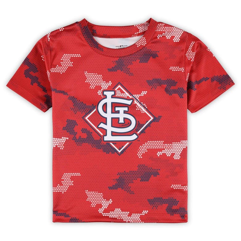 Shop Outerstuff Toddler Fanatics Branded Red St. Louis Cardinals Field Ball T-shirt & Shorts Set