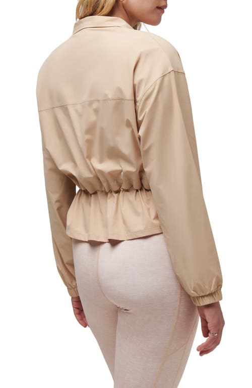 Shop Travismathew Girls' Weekend Blouson Jacket In Cuban Sand