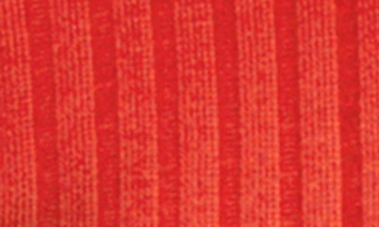 Shop Mango Zip Front Rib Crop Cardigan In Red