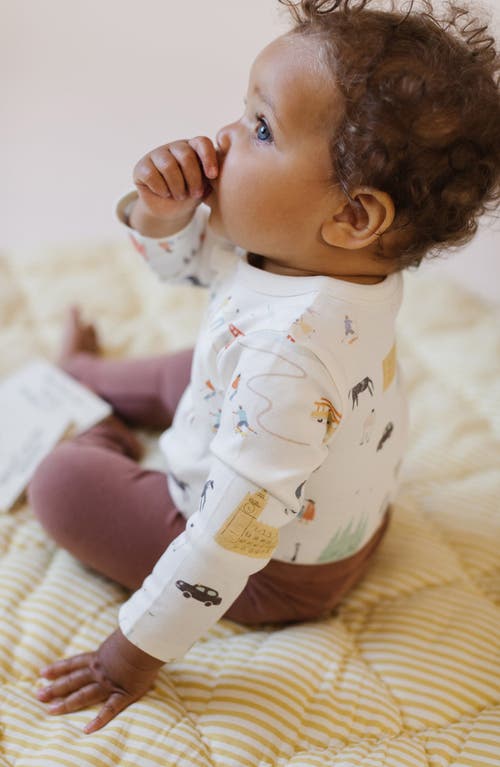 Shop Pehr Explore The World Organic Cotton Wrap Bodysuit