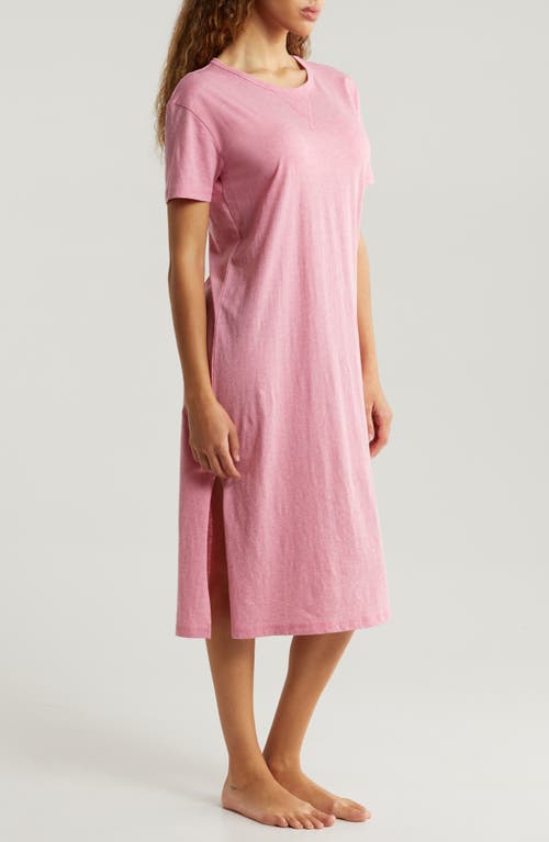 Shop Papinelle Ada Short Sleeve Knit Nightgown In Mulberry