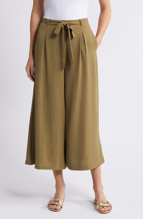 Women's Green Wide-Leg Pants | Nordstrom