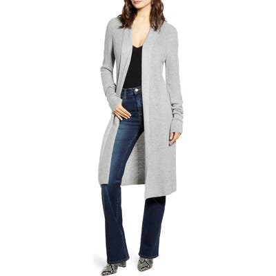 Plus Size Leith Longline Cardigan, Grey