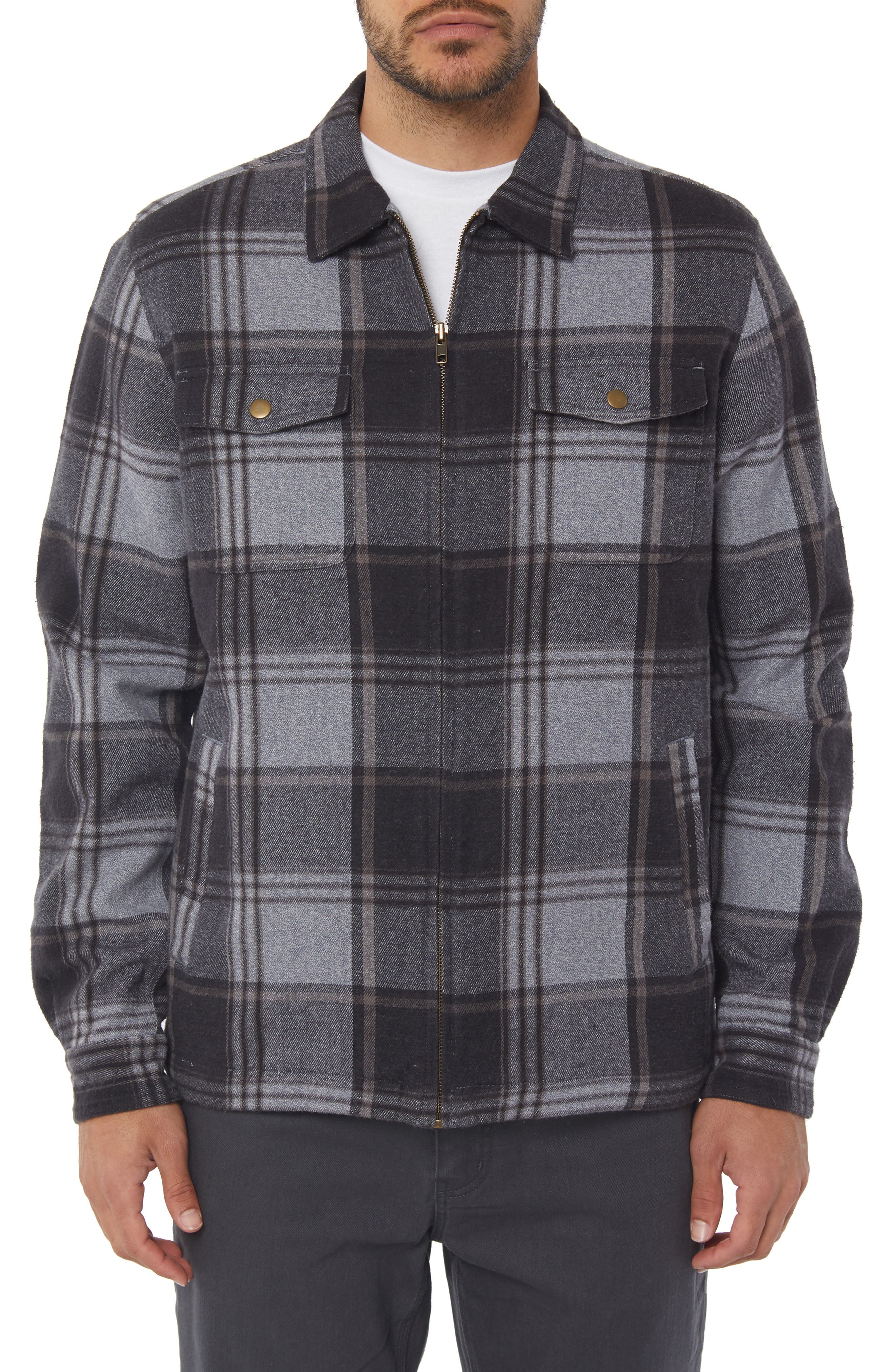 ONEILL Mens Flannel Shacket Shirt