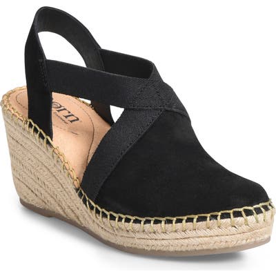 B?rn Meade Slip-On Wedge, Black