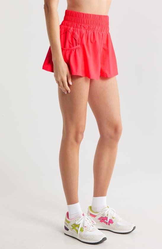Shop Fp Movement Free People  Get Your Flirt On Shorts In Electric Sunset